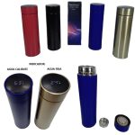 botella/termo con indicador de temperatura - 500CC