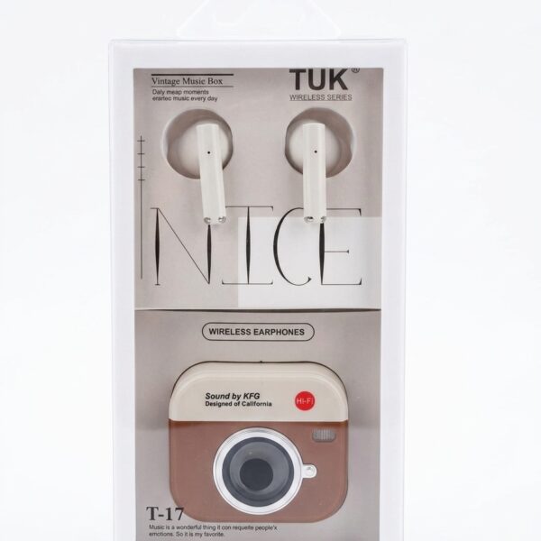 AURICULAR BLUETHOOT INALMBRICO VINTAGE T17