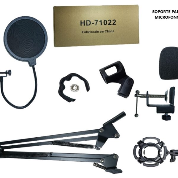 SOPORTE Y ACCESORIOS PARA MICROFONO HD-71022