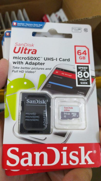 MICRO SD 64 GB SANDISK ULTRA