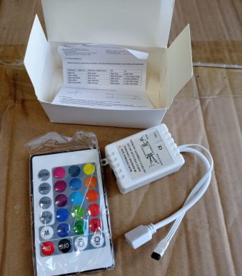 CONTROLADORA RGB 24 TECLAS PARA TIRA DE LED