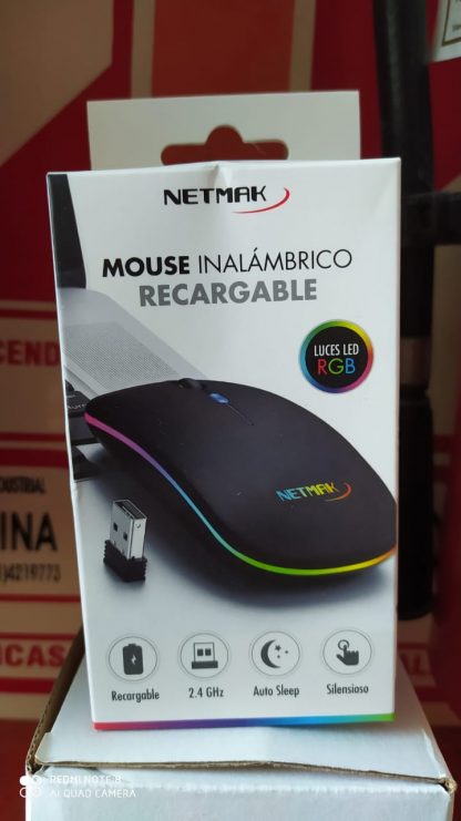 NM-W90 Mouse Retroilum Inal 2,4 Ghz Recargable