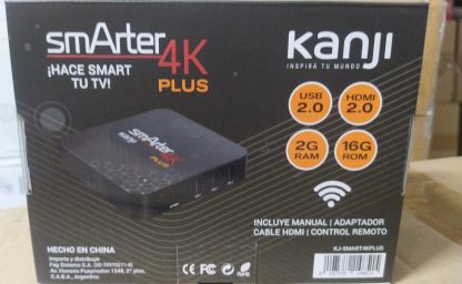 smarter 4k plus kanji tv box androidr 16 gb y 2 gb de ram