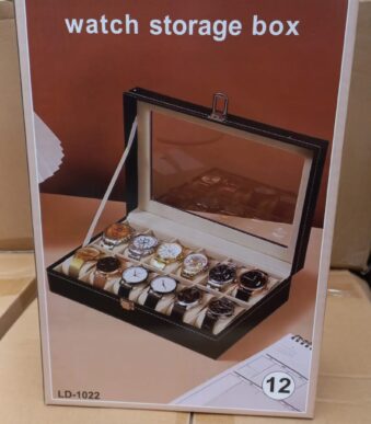 ESTUCHE ORGANIZADOR PARA 12 RELOJES