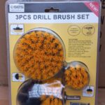 KIT DE 3 CEPILLOS PARA TALADRO AV47896