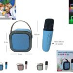 PARLANTE BT CON LUZ Con 1 microfono k18