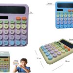 calculadora kawai 12 digitos colores pasteles