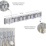 ORGANIZADOR CON GANCHOS VERSATILES PARA ACCESORIOS DE COCINA - BAÑO