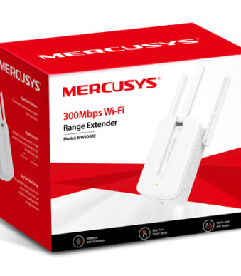 Extensor de Rango Mercusys MW300RE wifi repetidor