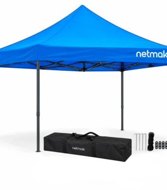 GAZEBO SIN PAREDES 3X3M AZUL NETMAK NM-GA400