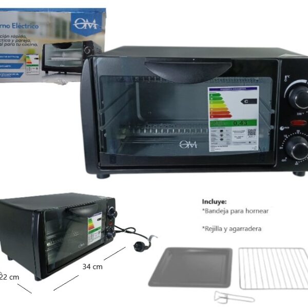 horno electrico om-95p1 17 litros