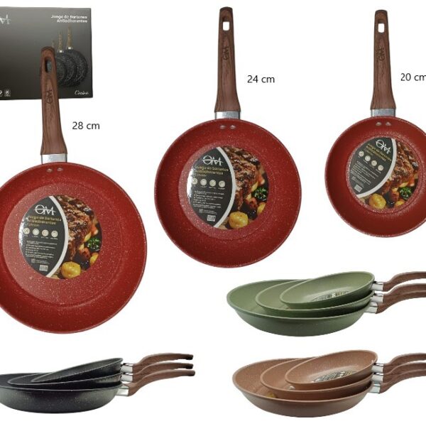 SARTENES ANTIADHERENTE OM-SAR01