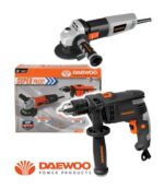 Amoladora Angular 750w + Taladro Percutor 550w Daewoo SUPER PACK