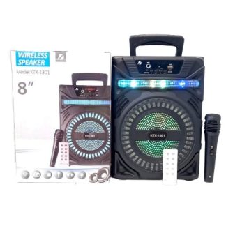 parlante 8" control y microfono ktx-1301