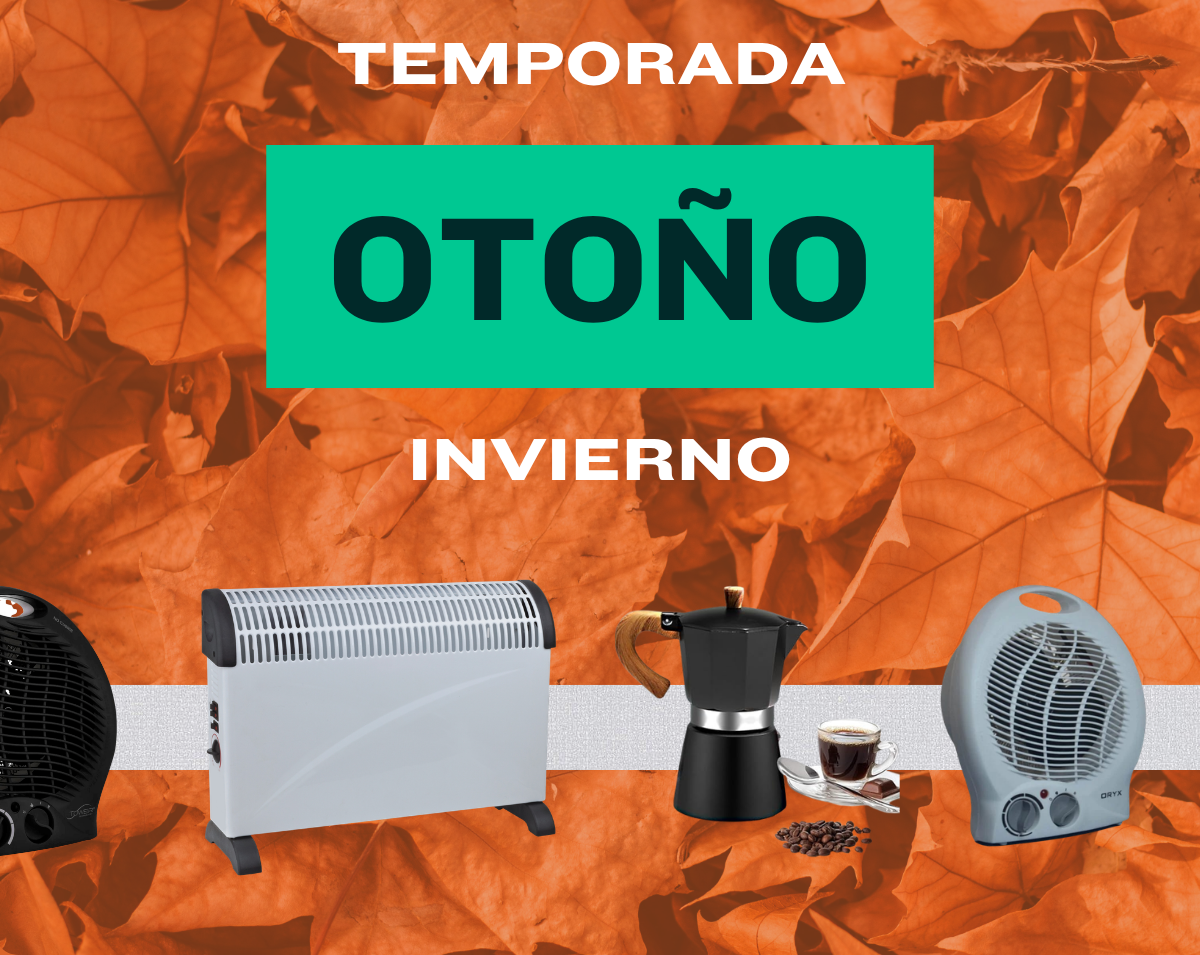 Post de facebook sobre electrodomésticos moderno azul y negro