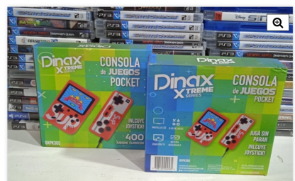 consola de mano para 2 jugadores DINAX