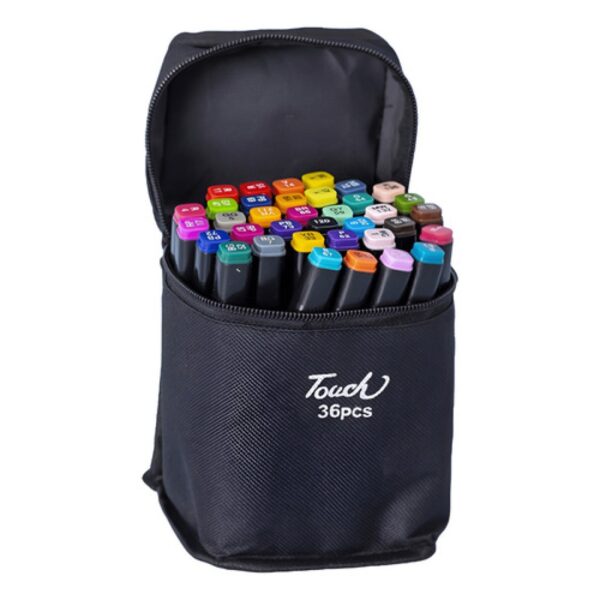 marcadores doble punta 36 unidades en bolso