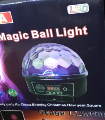 media esfera con luces b06 con parlante