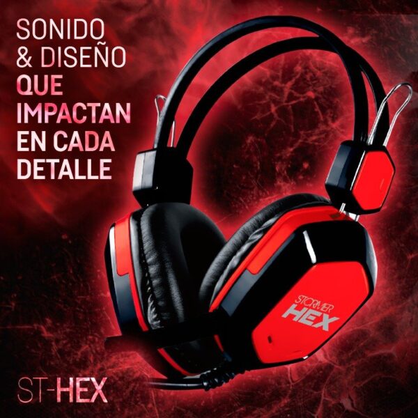 Auriculares Gamer Microfono Pc Noga Stormer St Hex Headset