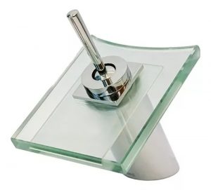 MONOCOMANDO DE BAÑO CASCADA DE VIDRIO (diseño) 9582t griferia