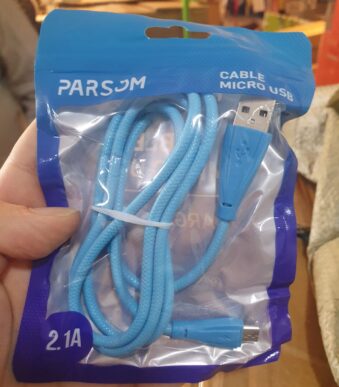 cable PARSOM 2.1 am en bolsita V8