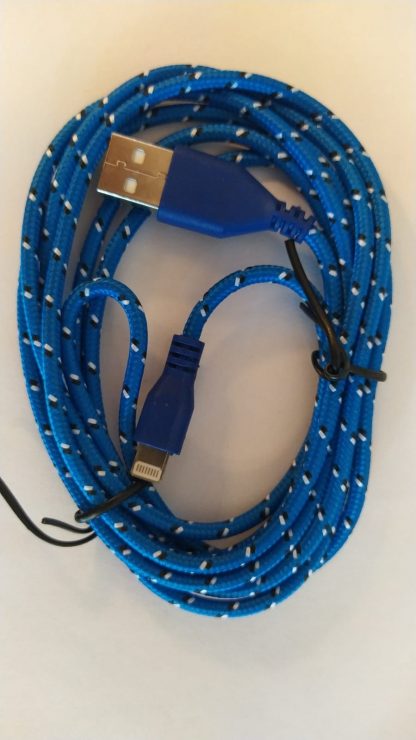 cable iphone en bolsita 2 m mallado