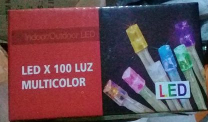 luz led 100 focos multicolor da14