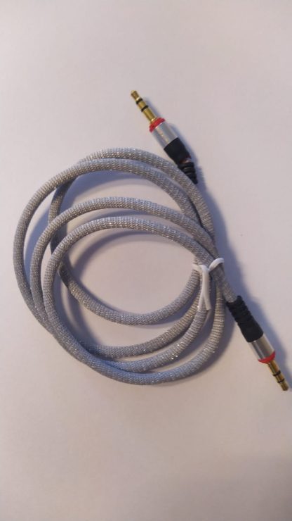 cable plug a plug 1 m mallado 3,5mm a 3,5mm auxiliar