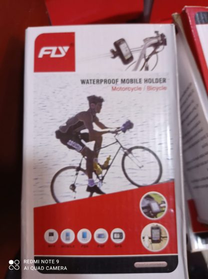 soporte fly para bici o moto de celular con protector de agua modelo b03-ma1