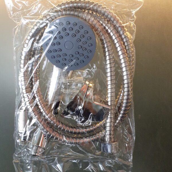 kit duchadora de mano con soporte de plastico