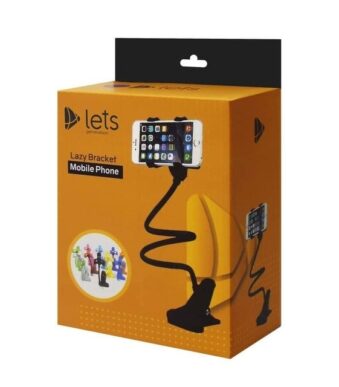 soporte de mesa para celular flexible gancho lets