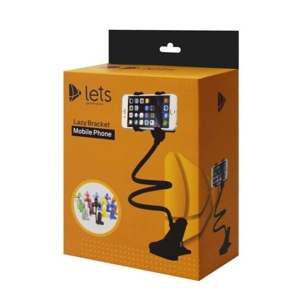 soporte de mesa para celular flexible gancho lets