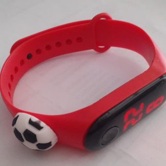 smart watch infantil rojo pelota de futbol