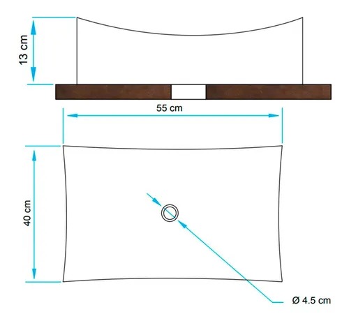 BACHA DE AAPOYAR Aqualia Blanca Tsunami I Aq21301-w – Tus Tecnologías