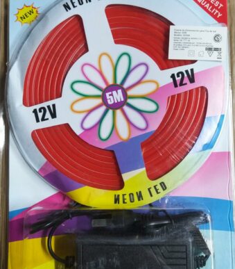 luz de neon con fuente roja el6