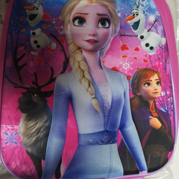 mochila infantil jardin 123 3 d personaje frozen