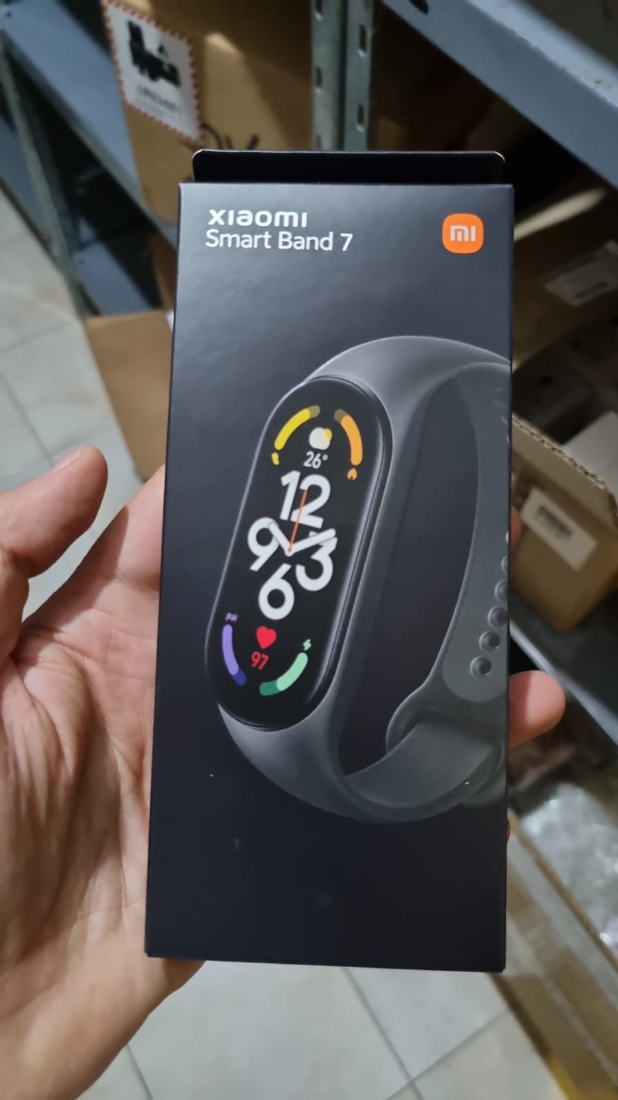 Xiaomi Mi Smart Band 7 1.62" caja negra, malla negra Xiaomi Mi Smart Band 7 1.62" caja negra, malla negra