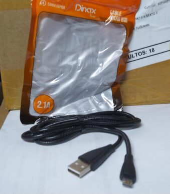 CABLE V8 2.1 AM DINAX BOLSITA