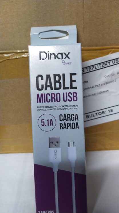 DX2M46V8 CABLE MICRO USB V8 2M