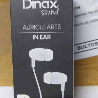 AURICULARES in ear cajita manos libres dinax