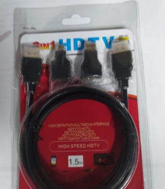 cable hdmi a hdmi + adap mini hdmi + adap micro hdmi