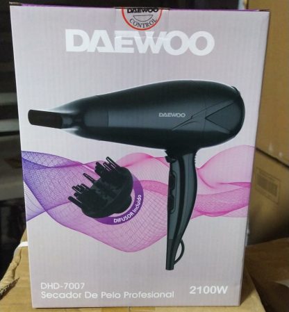 Secador Pelo Cabello 2100w Frio Calor Daewoo Dhd-7007