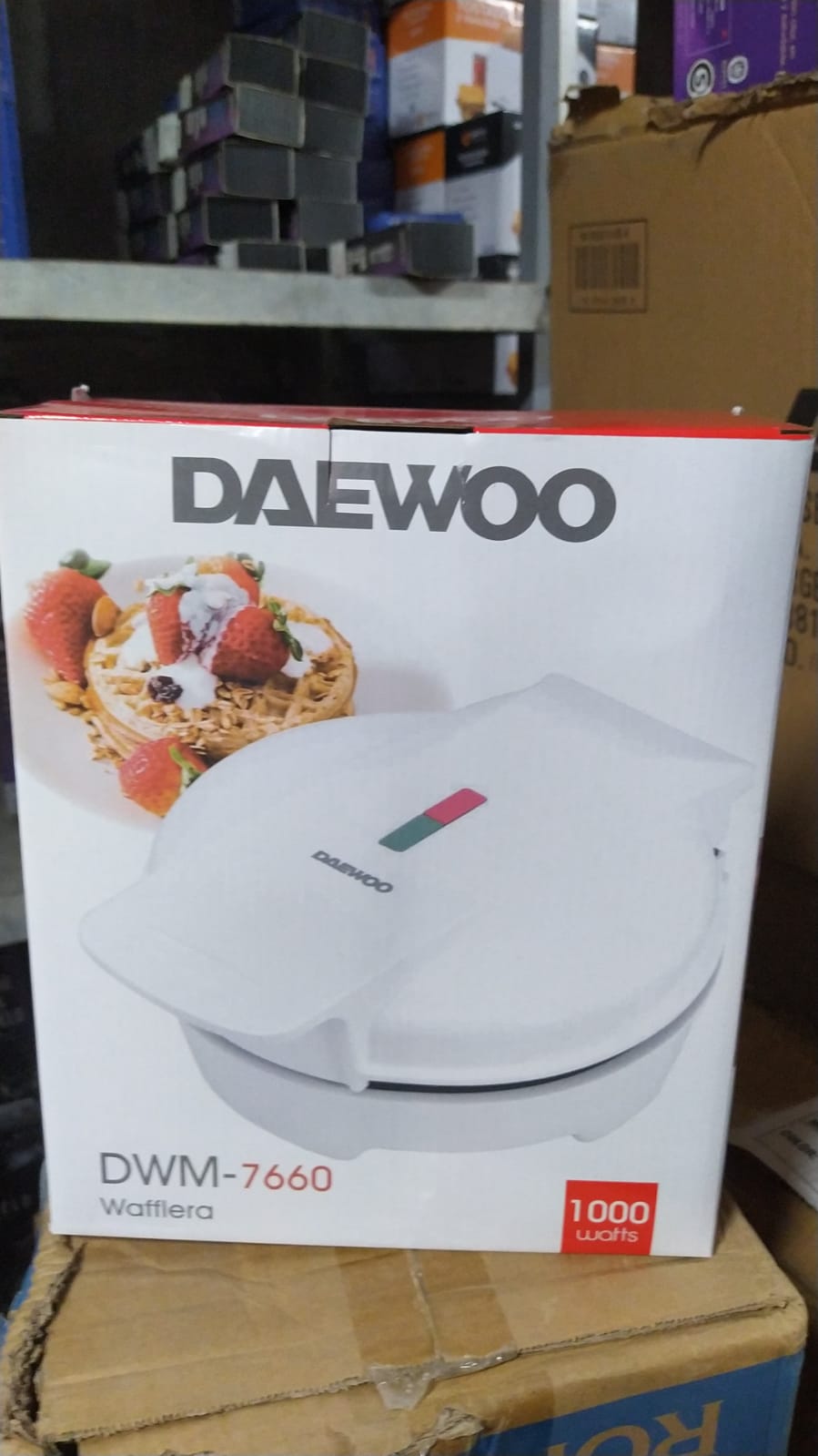Wafflera Electrica Daewoo 1000w Antiadherente Wafles Wafflera Electrica Daewoo 1000w Antiadherente Wafles