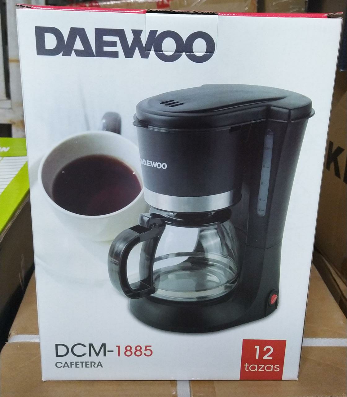 Cafetera Automática Daewoo 1.2l Max.12 Tasas 900w Dcm-1885 Cafetera Automática Daewoo 1.2l Max.12 Tasas 900w Dcm-1885