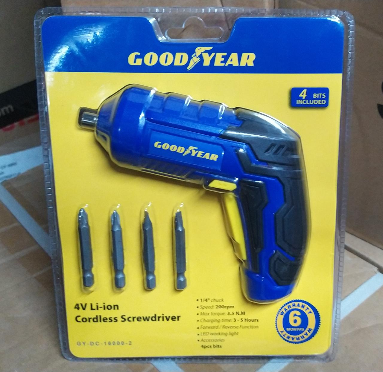 Destornillador Inalambrico Good Year 200 Destornillador Inalambrico Good Year 200