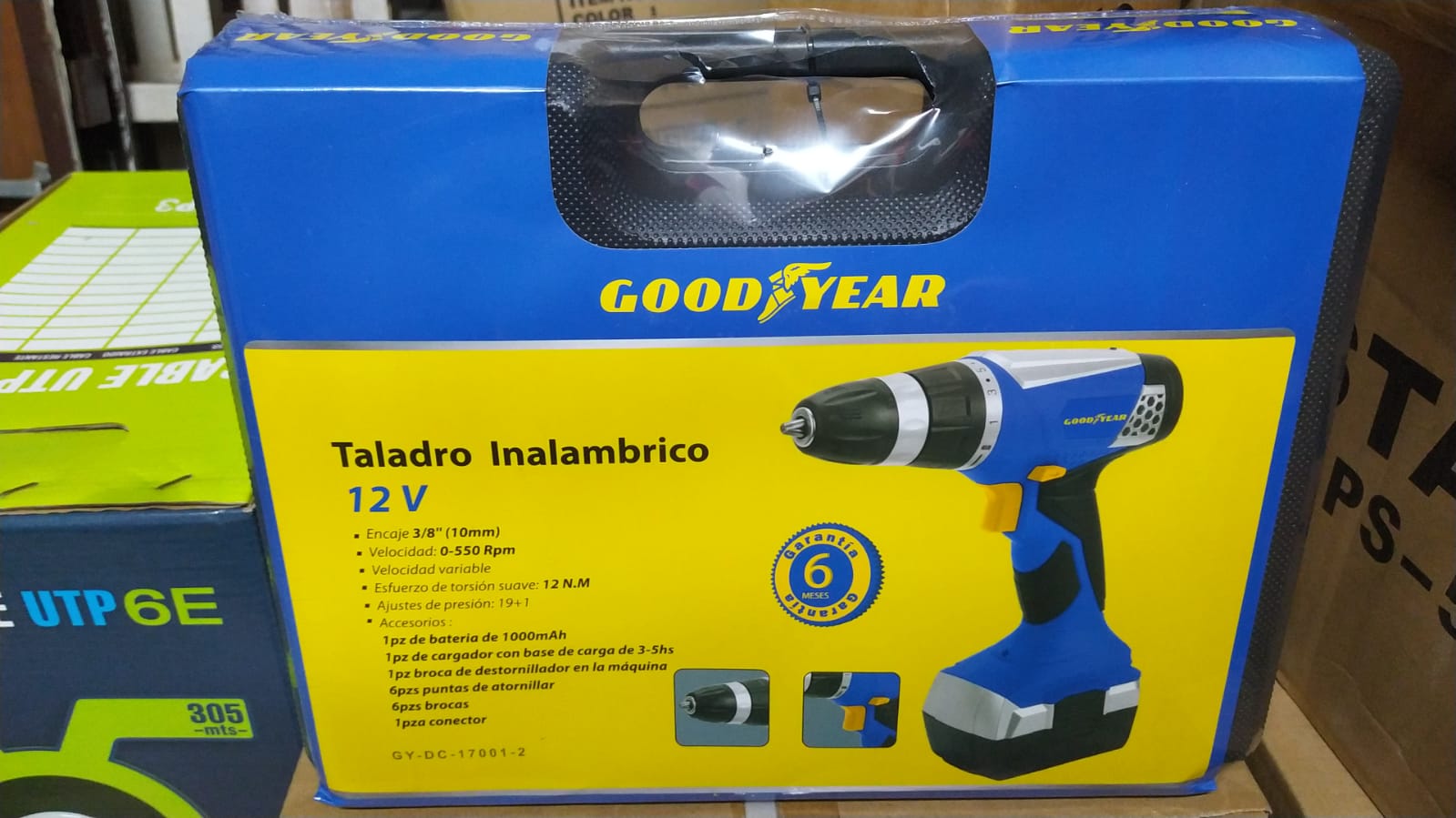 TALADRO INALAMBRICO G.YEAR DC 17001 K TALADRO INALAMBRICO G.YEAR DC 17001 K