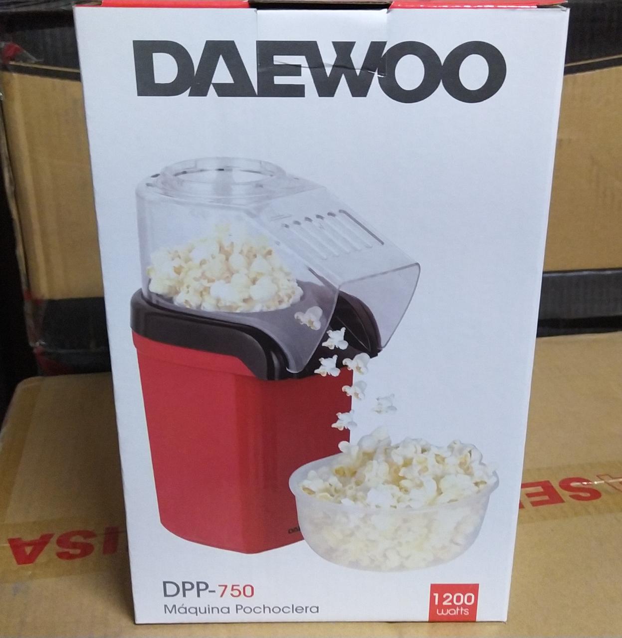 Pochoclera Daewoo Dpp750 Aire Caliente 1200w 270ml