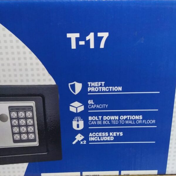 CAJA FUERTE 22 CM X 18CM X 18 CM