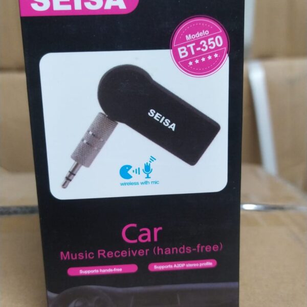 adaptador audio bluethoot bt350 rosa