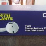parlante only tipo auricular tws- sin cambio